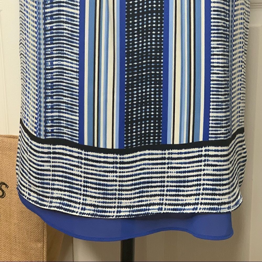 ▫️ROSE & OLIVE Multi-colored Striped Flowy Layered Tank Women’s Top | Size Small - Picture 5 of 13